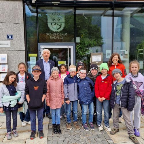 Besuch beim Gemeindeamt
