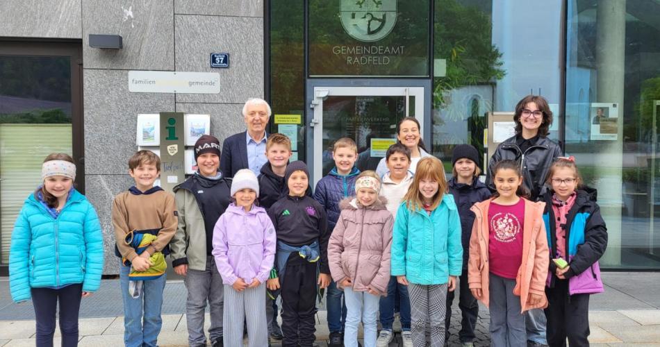 Besuch beim Gemeindeamt
